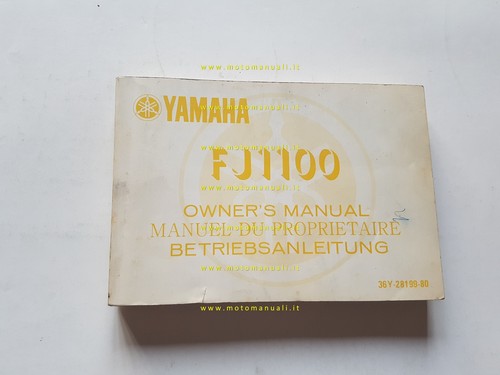 Yamaha 1100 36y - yamaha, fj