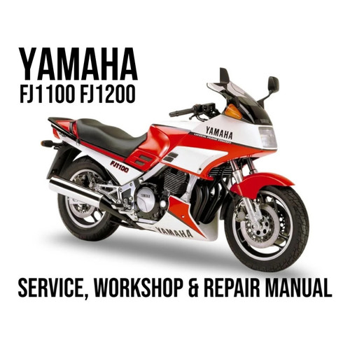Yamaha fj1100 fj1200 - yamaha, manuale