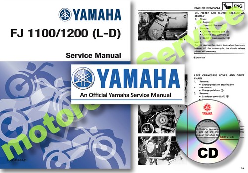Yamaha fj1100 fj1200 manuale - fj1100,